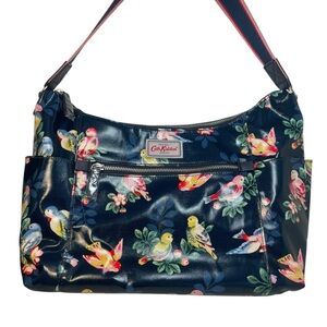 Original Cath Kidston London Heywood Shoulder Crossbody Bag Spring Birds NWOT